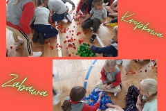 Niebieski i Kremowy Podróż / Wakacje Plany Kolaż Fotograficzny