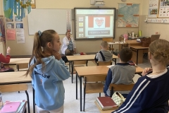 Spotkanie z pielęgniarką w klasie 3b