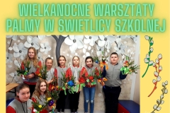 Wielkanocne warsztaty palmy w świetlicy szkolnej