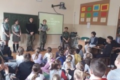 Wizyta Harcerzy w świetlicy szkolnej