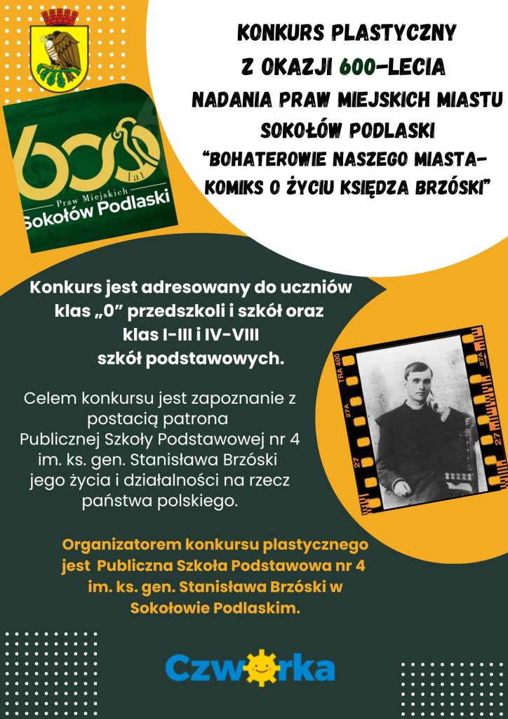 Konkurs plastyczny z okazji 600-lecia Sokołowa