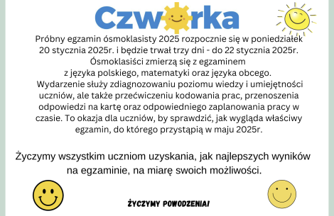 Próbny egzamin ósmoklasisty