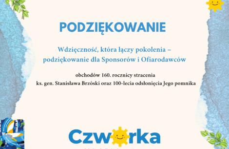 PODZIĘKOWANIE