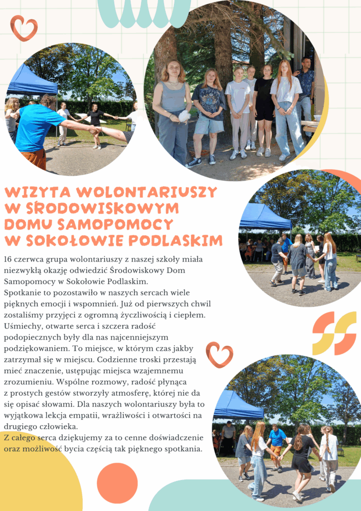 Wolontariusze w Środowiskowym Domu Samopomocy