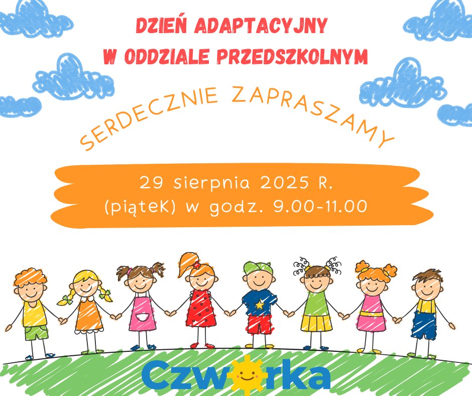Dzień adaptacyjny w oddziale przedszkolnym