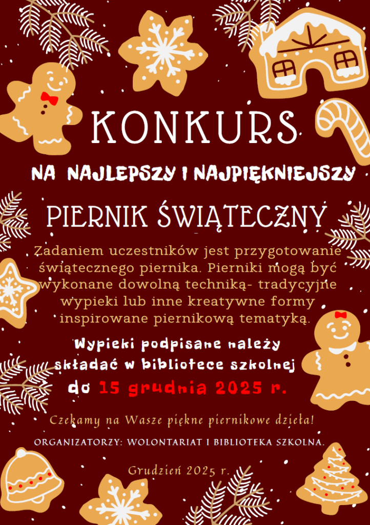 Konkurs na piernik świąteczny