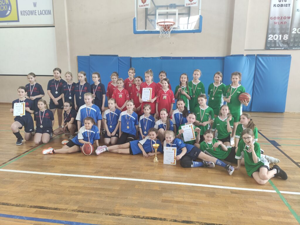 Finał piłki koszykowej dziewcząt w ramach Sokołowskiej Olimpiady Dzieci
