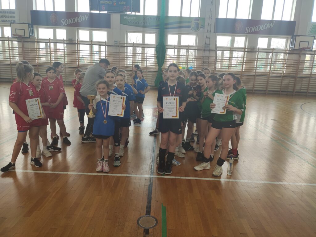 Finał piłki koszykowej dziewcząt w ramach Sokołowskiej Olimpiady Dzieci