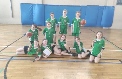 Finał piłki koszykowej dziewcząt w ramach Sokołowskiej Olimpiady Dzieci