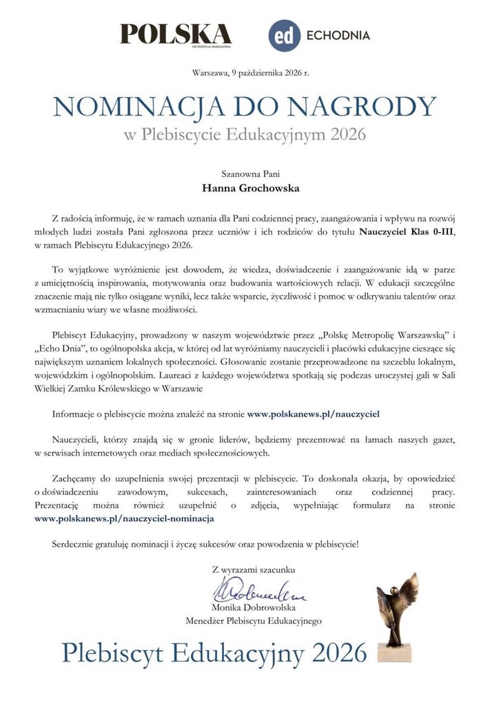 Plebiscyt Edukacyjny 2026